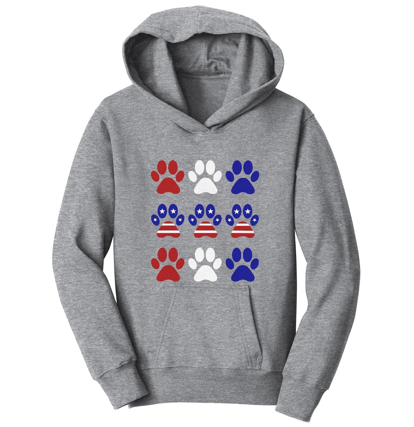 Patriotic Paws - Kids' Unisex Hoodie Sweatshirt