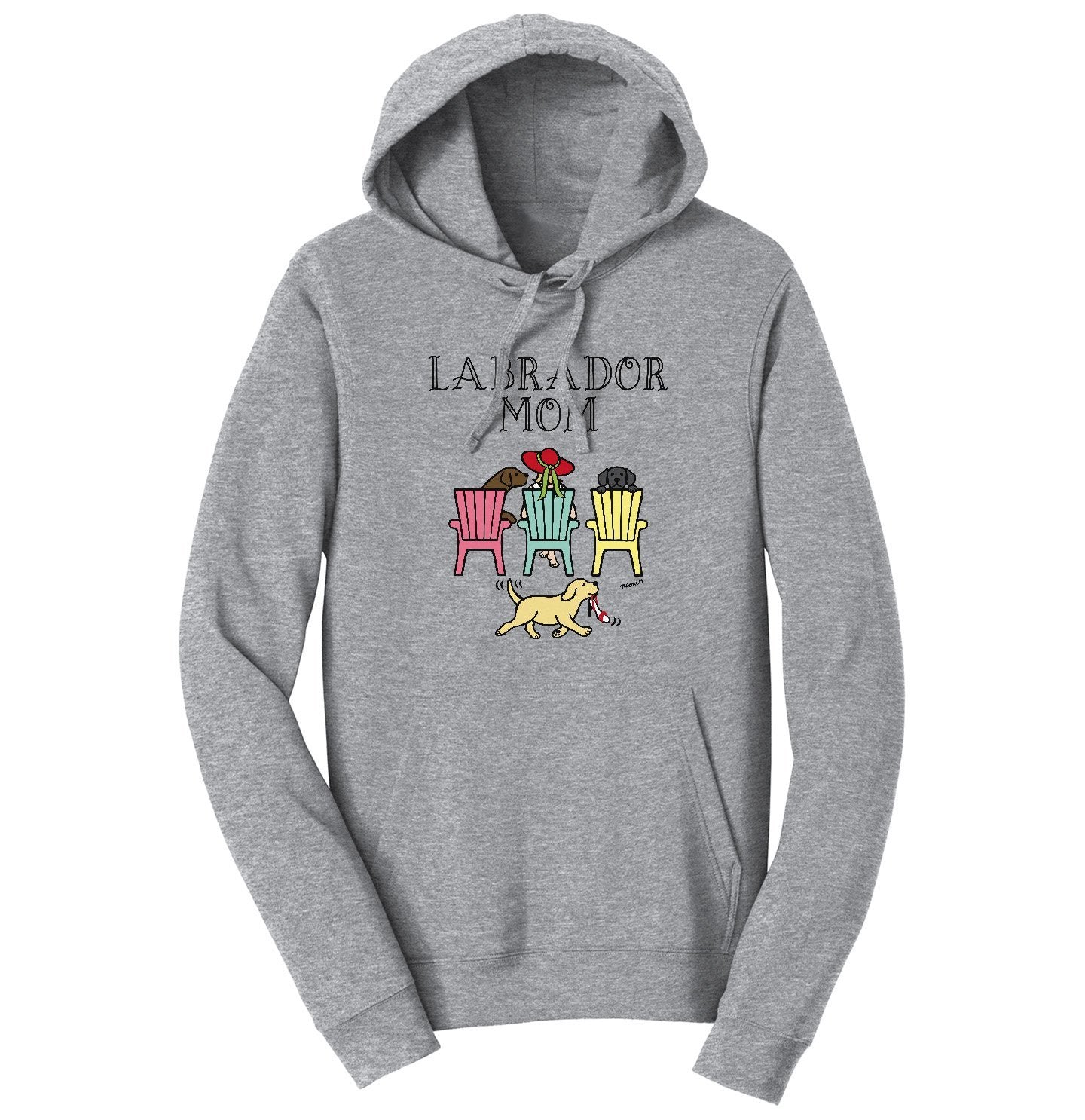 Labrador Dog Mom - Mother's Day Deck Chairs Design | Hoodie Sweatshirt