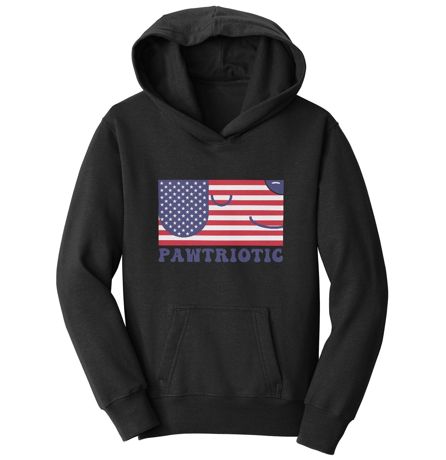 Pawtriotic Flag Dog | Labradors | Youth Hoodie Sweatshirt