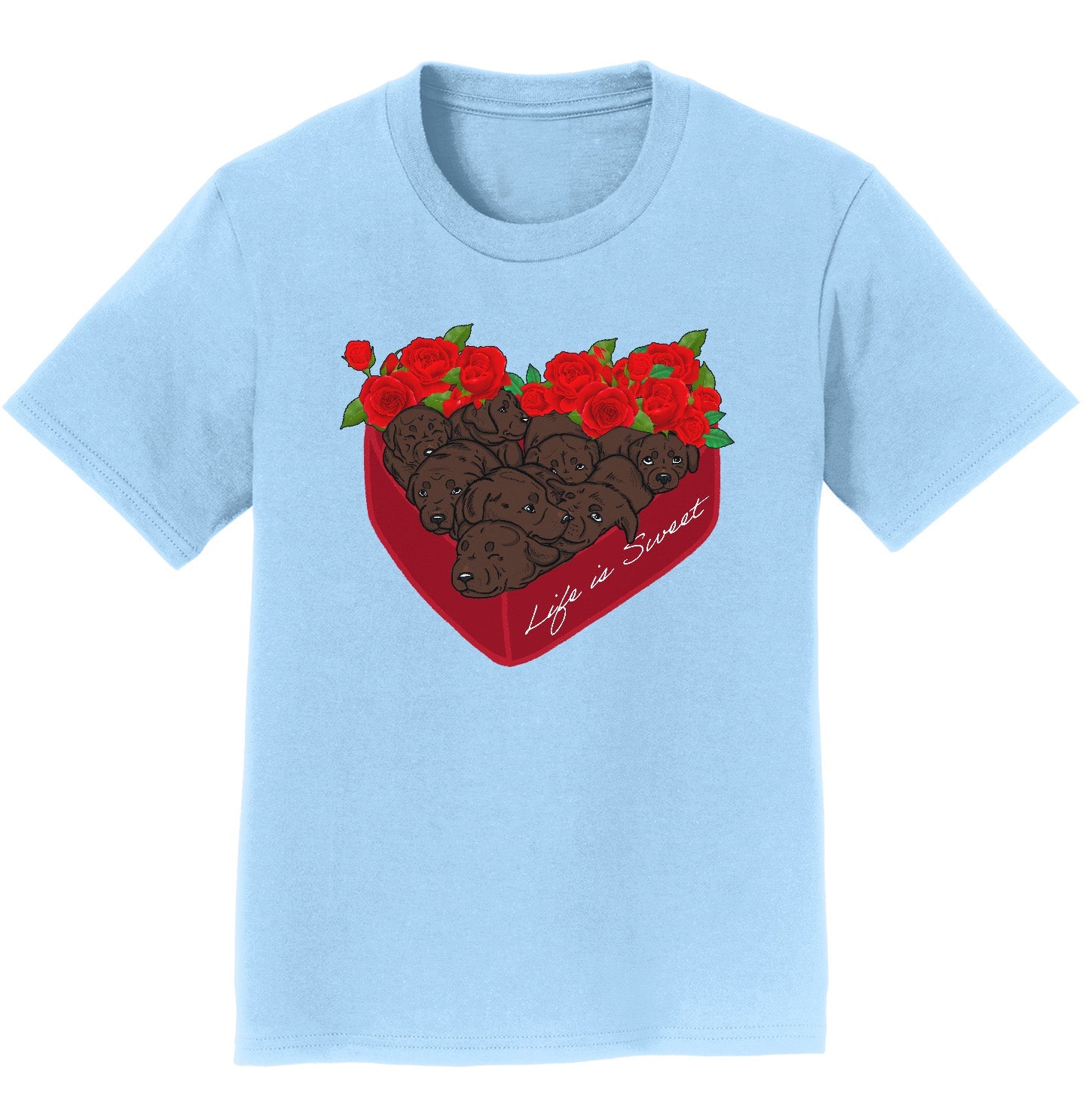 Labradors.com - Box of Chocolate Labs - Kids' Unisex T-Shirt