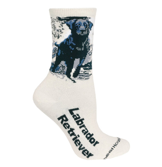 Black Lab - Natural Cotton Crew Socks