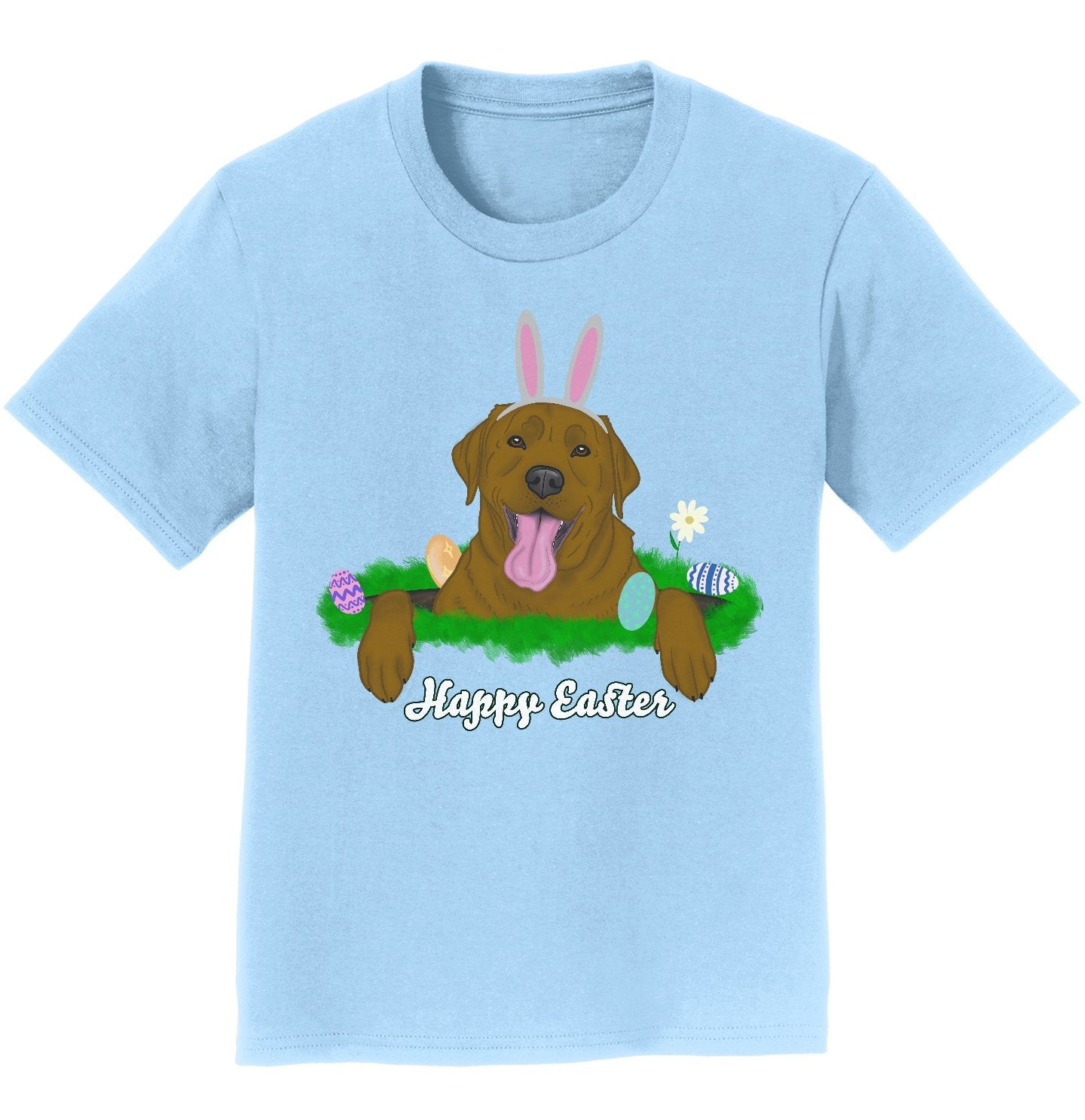 Rabbit Hole Chocolate Labrador  - Kids' Unisex T-Shirt