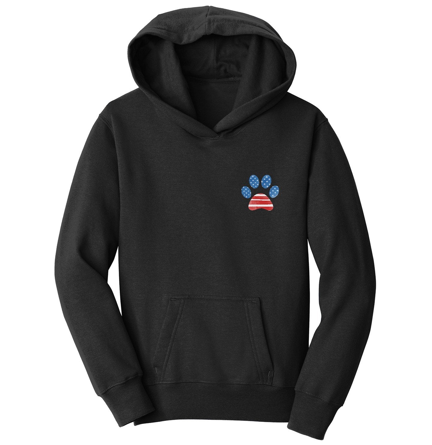 Pawtriotic Pawprint - Kids' Unisex Hoodie Sweatshirt