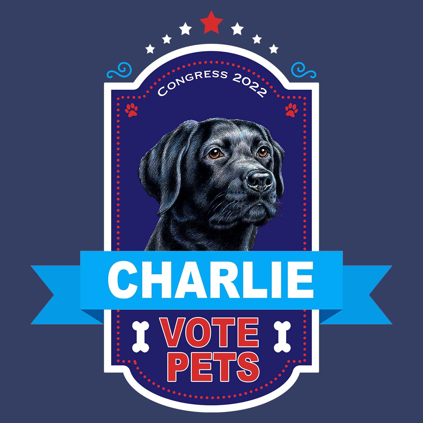 Vote Pets Candidate - Personalized Custom Kids' Unisex T-Shirt