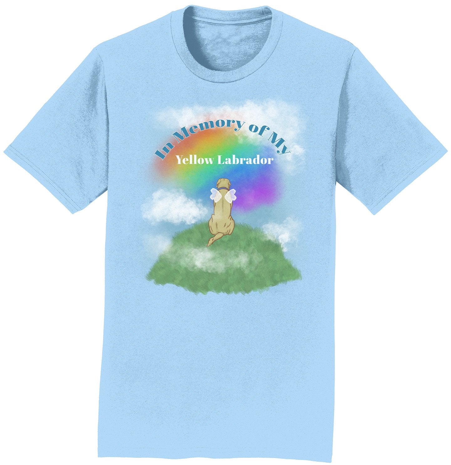 In Memory of My Yellow Lab - Personalized Custom Adult Unisex T-Shirt