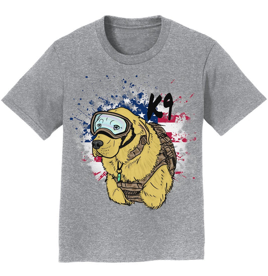 Military K9 Labrador Retriever  - Kids' Unisex T-Shirt