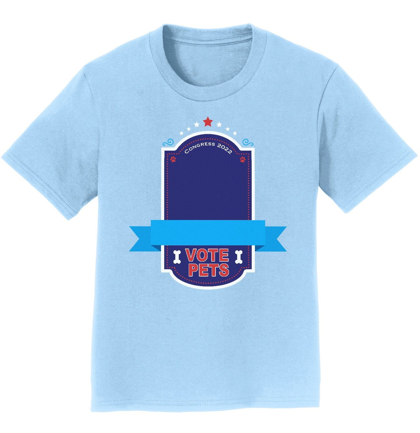 Vote Pets Candidate - Personalized Custom Kids' Unisex T-Shirt