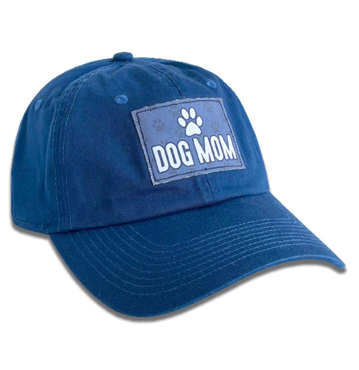 Labradors.com - Dog Mom Applique on Navy - Ladies Washed Twill Hat