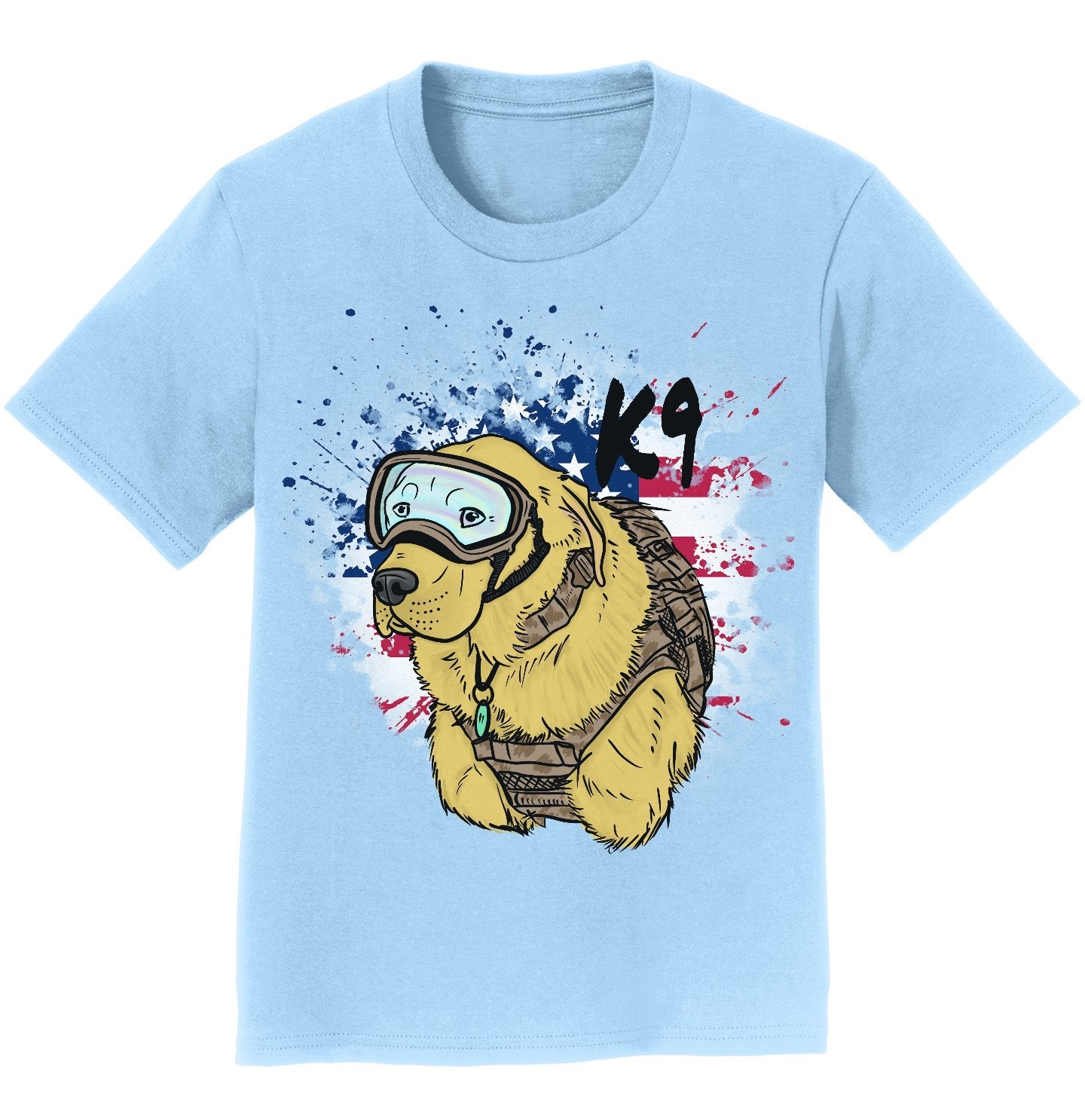 Military K9 Labrador Retriever  - Kids' Unisex T-Shirt