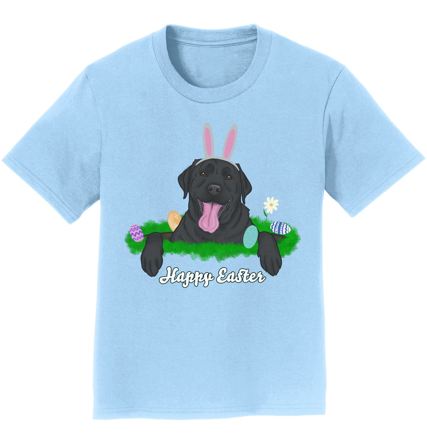 Rabbit Hole Black Labrador  - Kids' Unisex T-Shirt