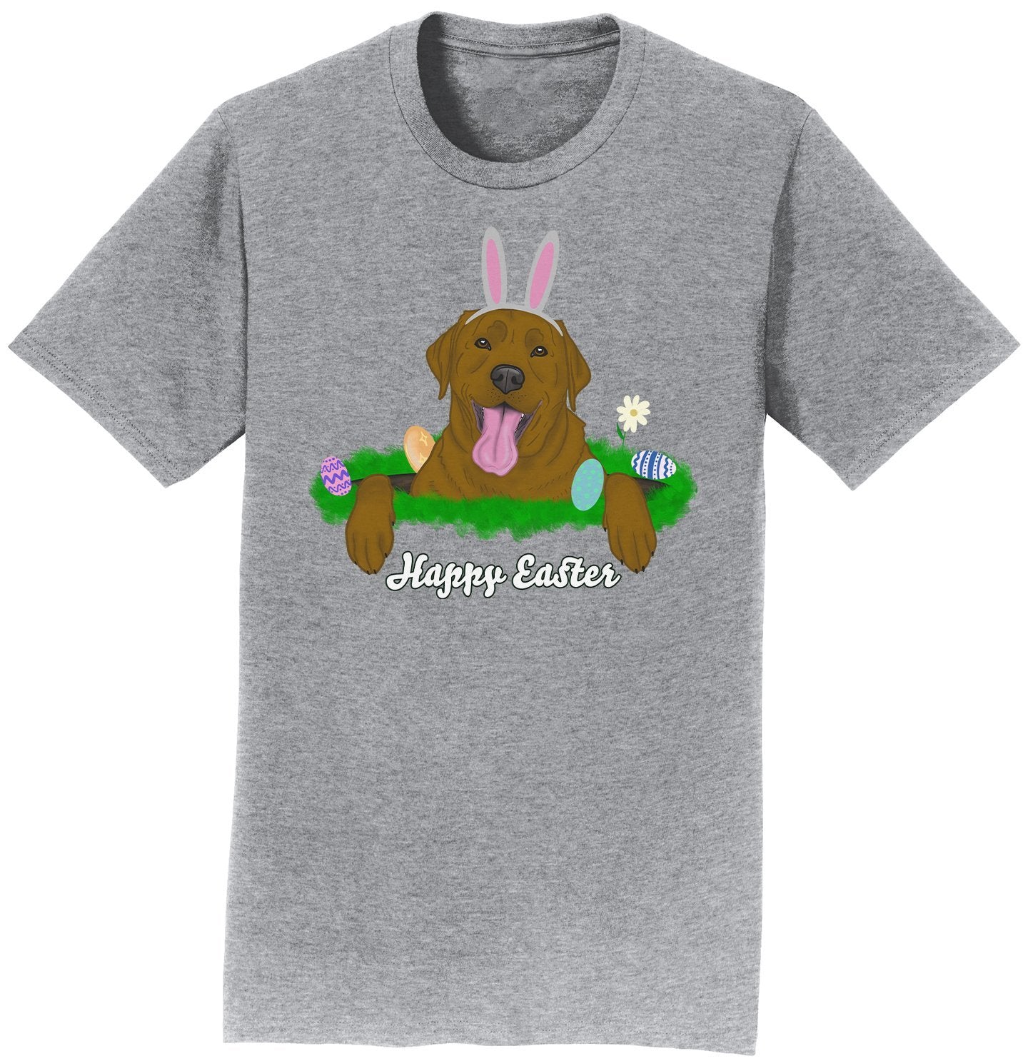 Rabbit Hole Chocolate Labrador - Adult Unisex T-Shirt