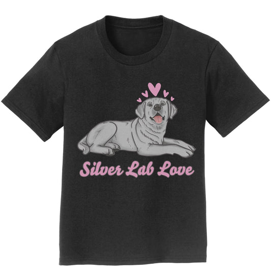 Silver Lab Love - Kids' Unisex T-Shirt
