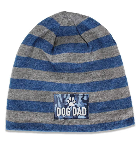 Labradors.com - Dog Dad on Blue - Knit Beanie