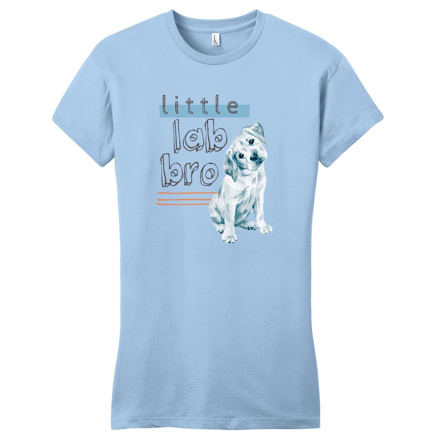 Little Lab Bro - Women's Fitted T-Shirt