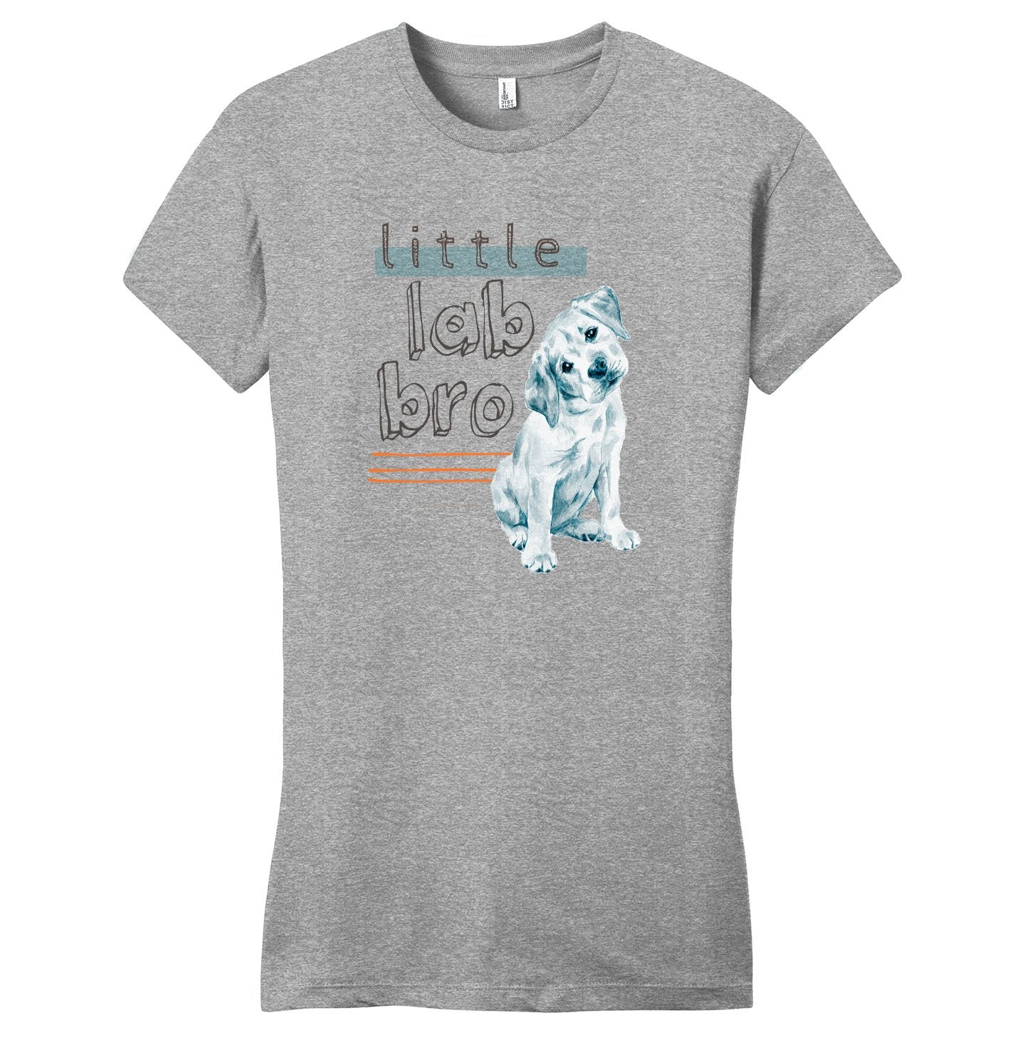 Little Lab Bro - Women's Fitted T-Shirt