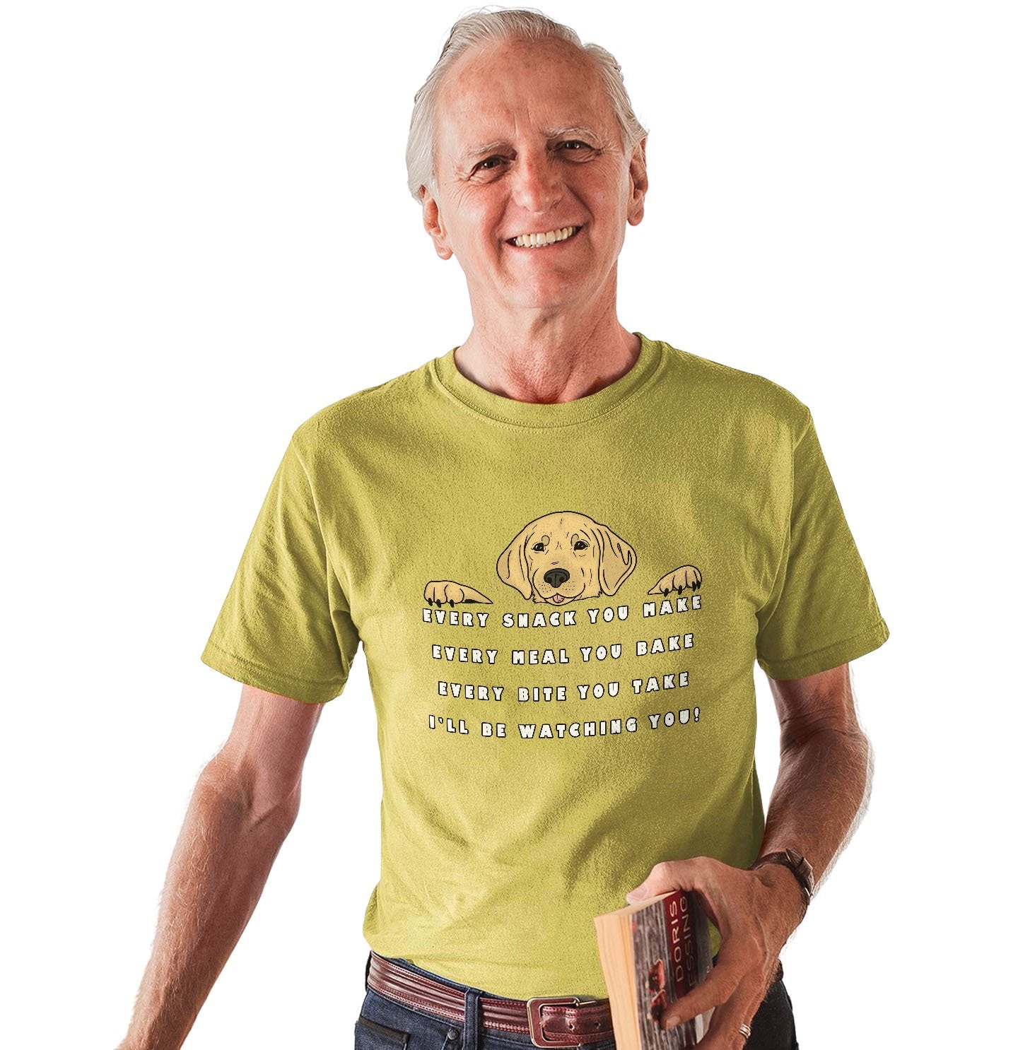 Every Snack You Make - Yellow Lab - Adult Unisex T-Shirt