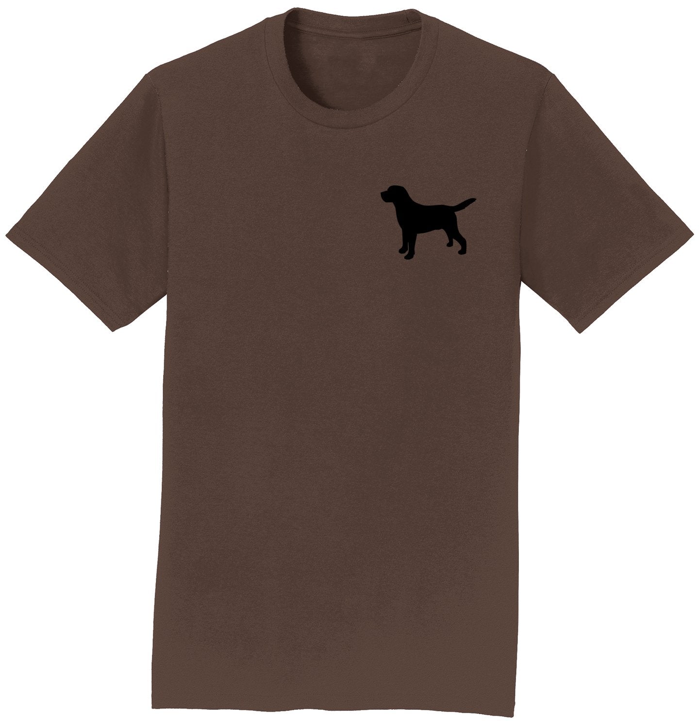 Labrador Silhouette Small - Adult Unisex T-Shirt