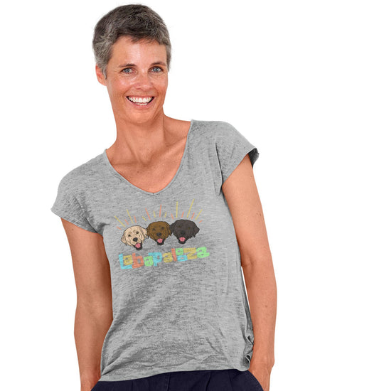 Labapalooza (Labradors) | Ladies' V-Neck Shirt