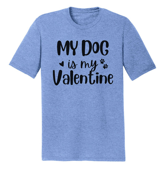 My Dog Valentine - Adult Tri-Blend T-Shirt