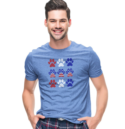 Patriotic Paws | Labradors | Tri-Blend T-Shirt