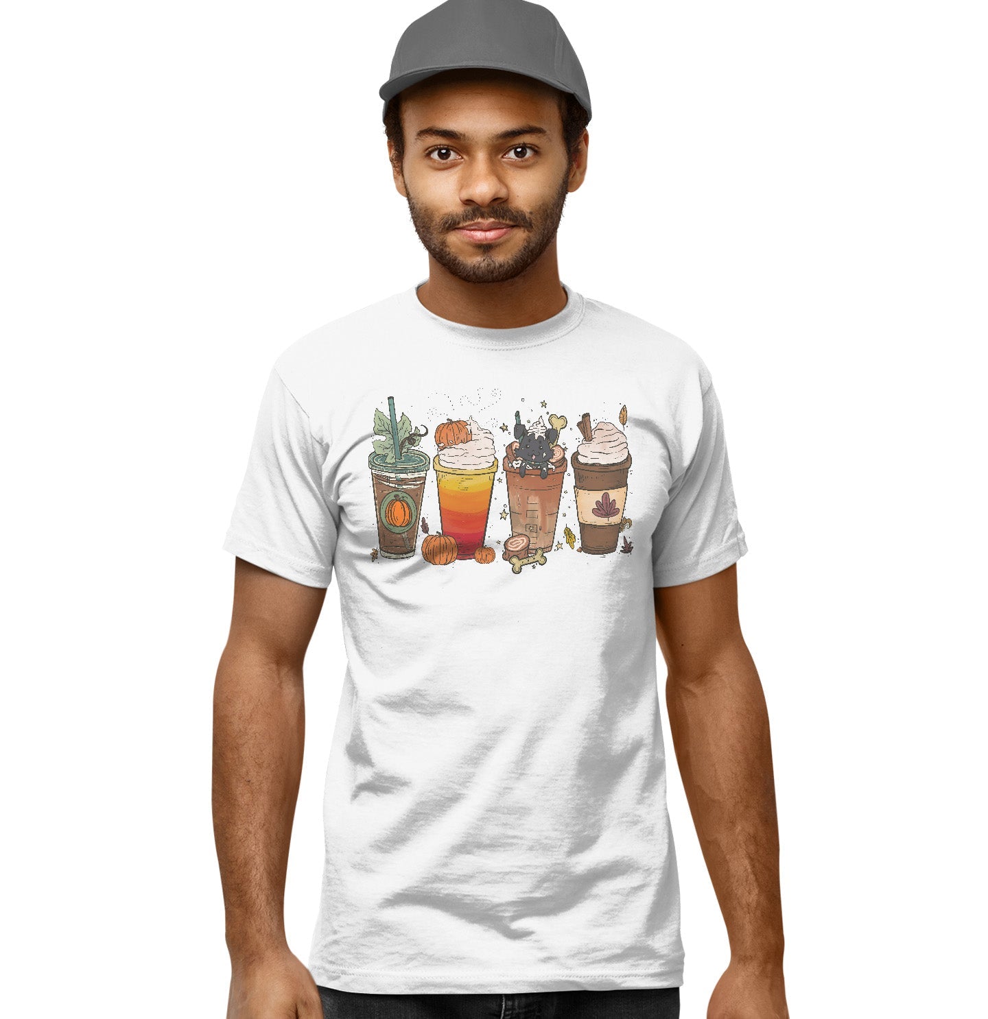Pupachino Black Lab - Adult Unisex T-Shirt