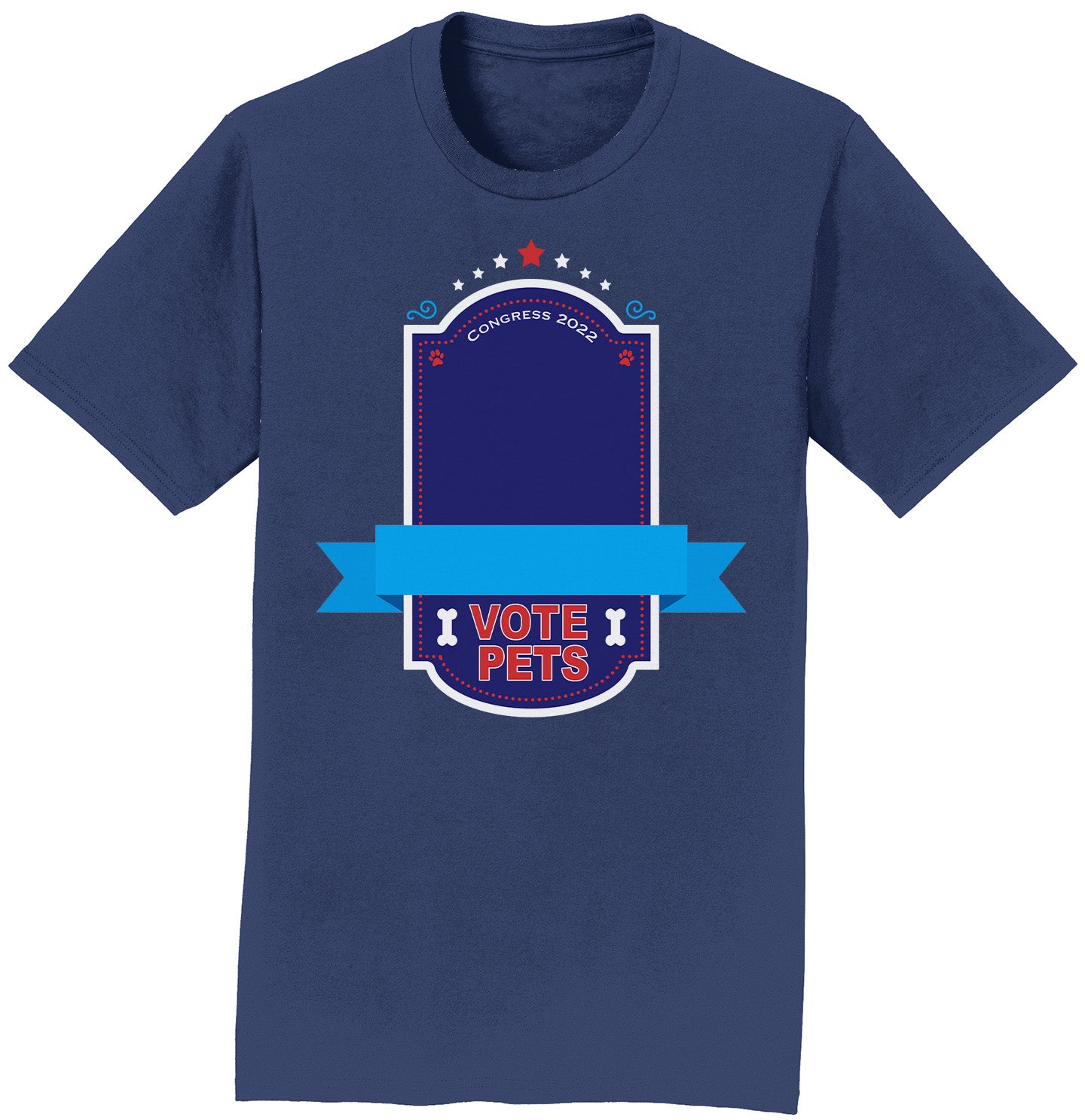 Vote Pets Candidate - Personalized Custom Adult Unisex T-Shirt