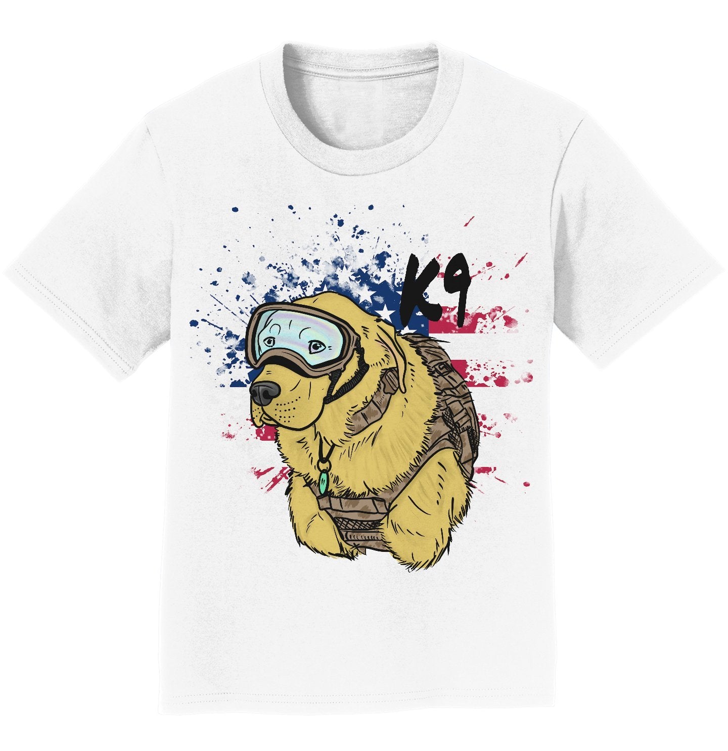 Military K9 Labrador Retriever - Kids' Unisex T-Shirt