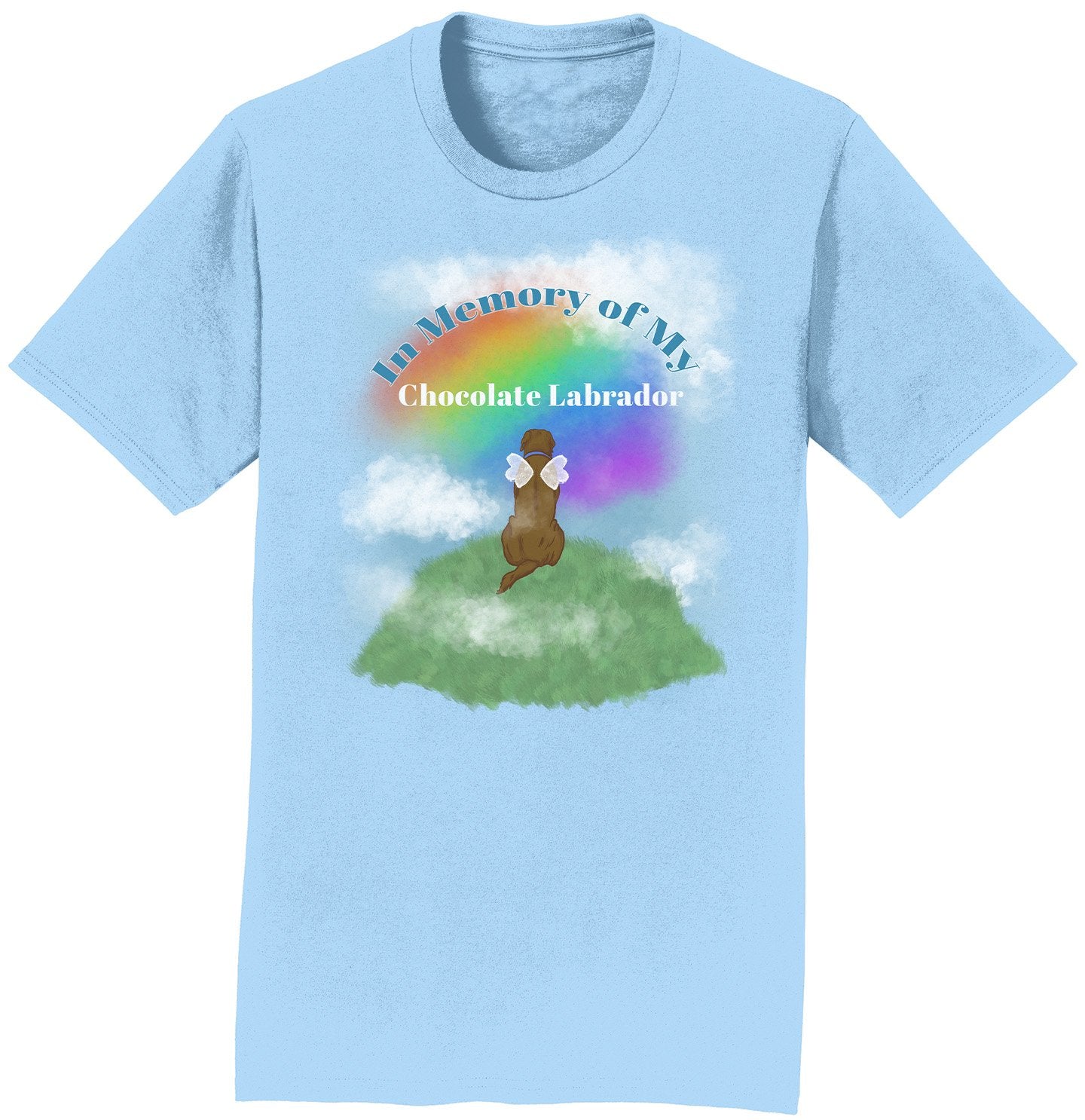 In Memory of My Chocolate Lab - Personalized Custom Adult Unisex T-Shirt