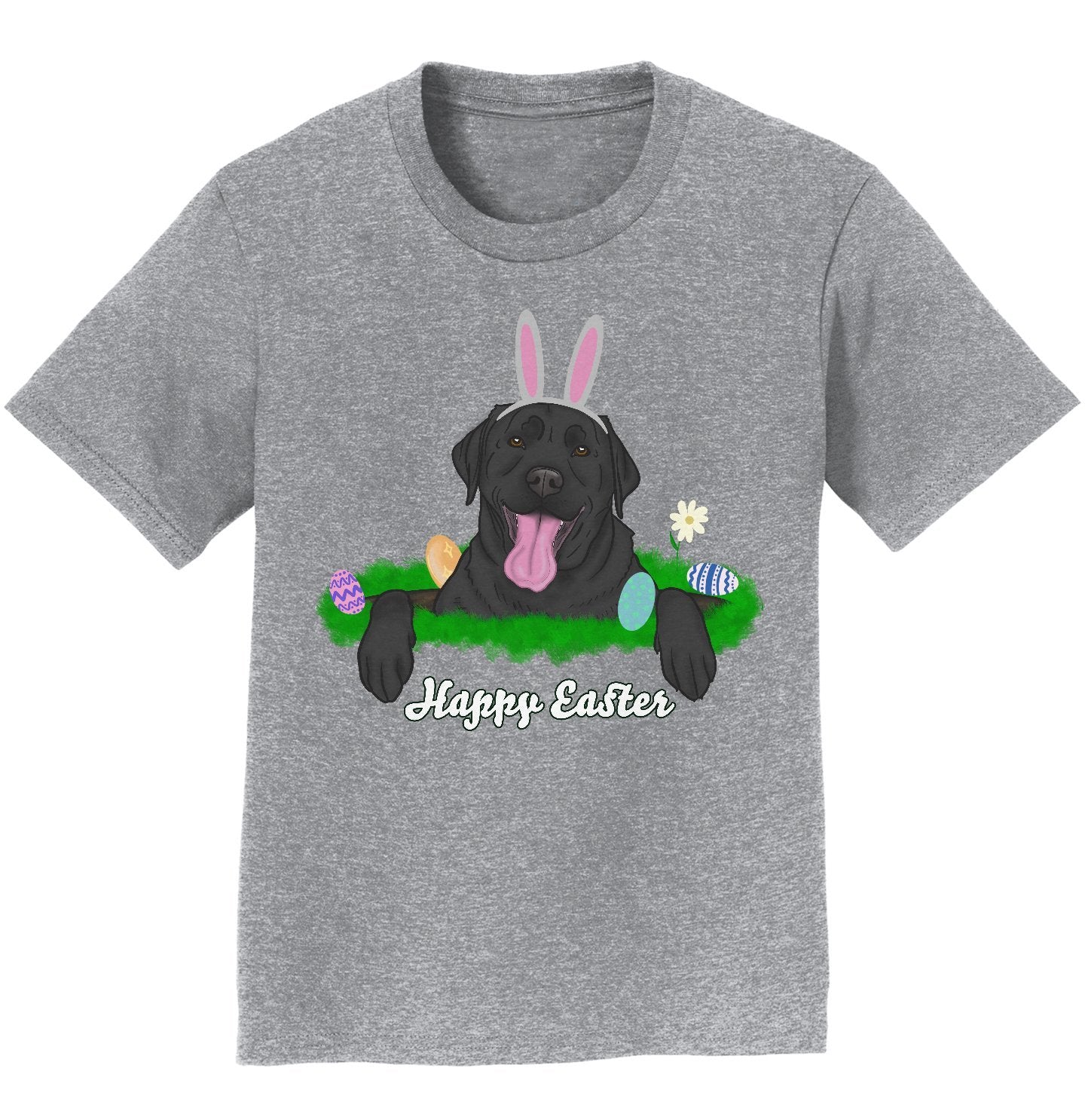 Labradors.com - Rabbit Hole Black Labrador  - Kids' Unisex T-Shirt