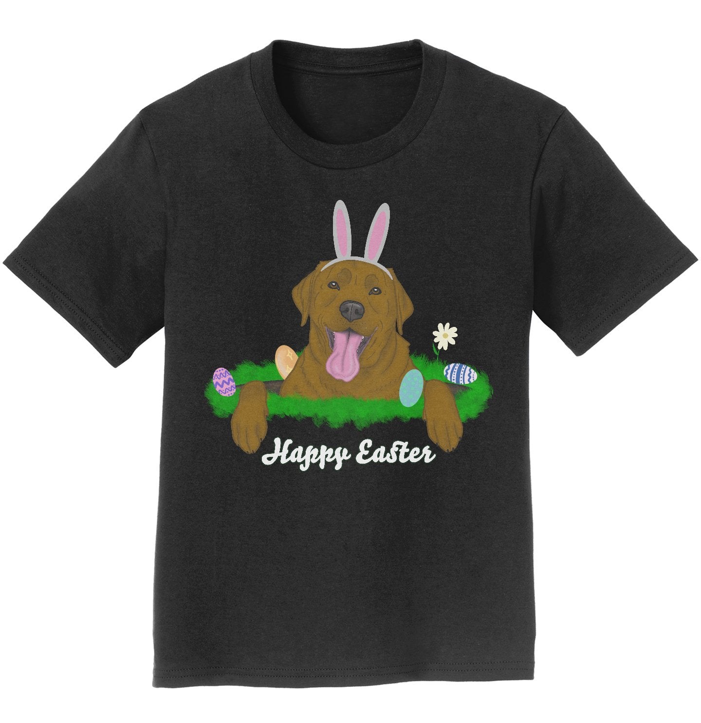 Rabbit Hole Chocolate Labrador - Kids' Unisex T-Shirt