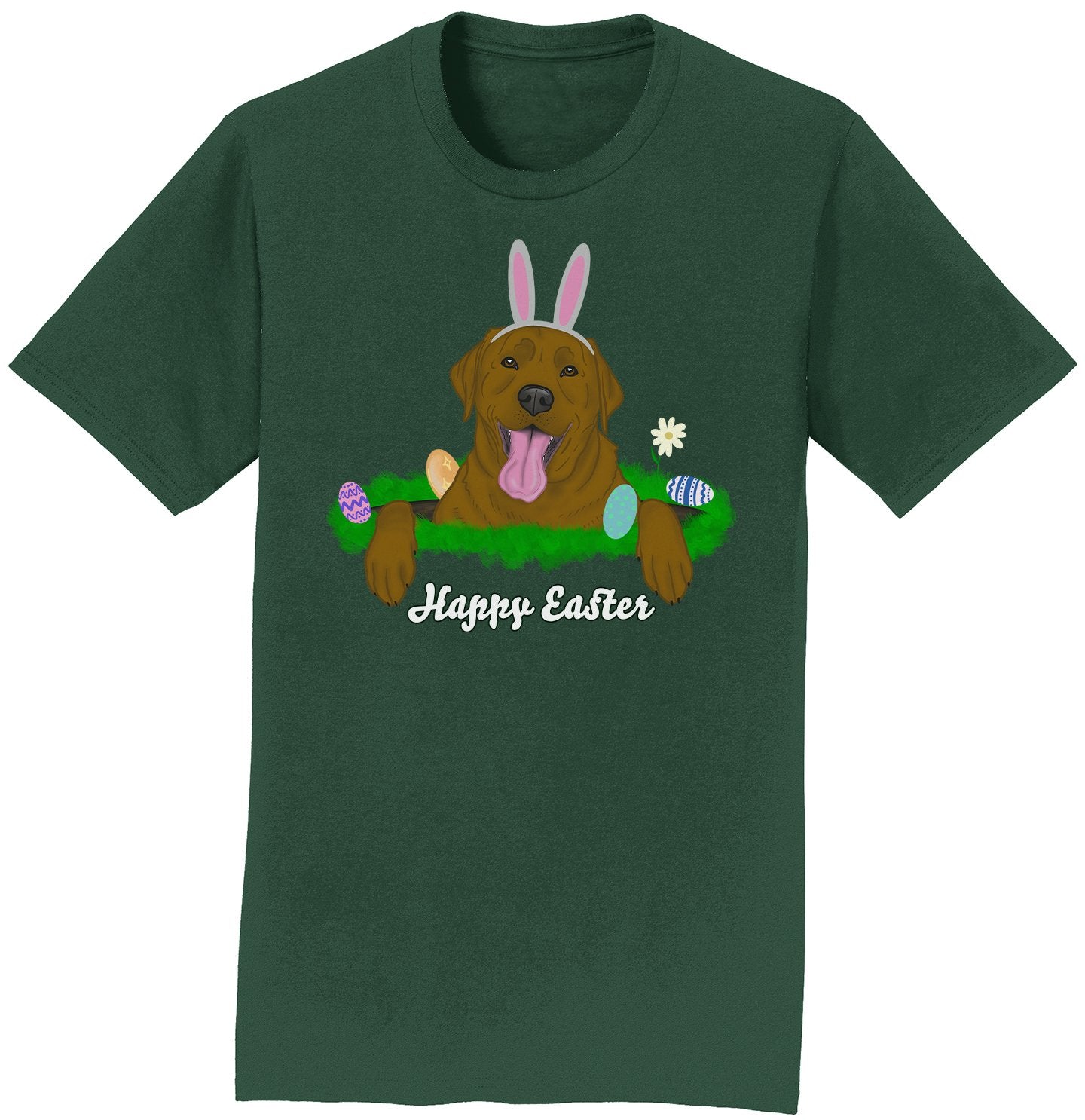 Rabbit Hole Chocolate Labrador - Adult Unisex T-Shirt