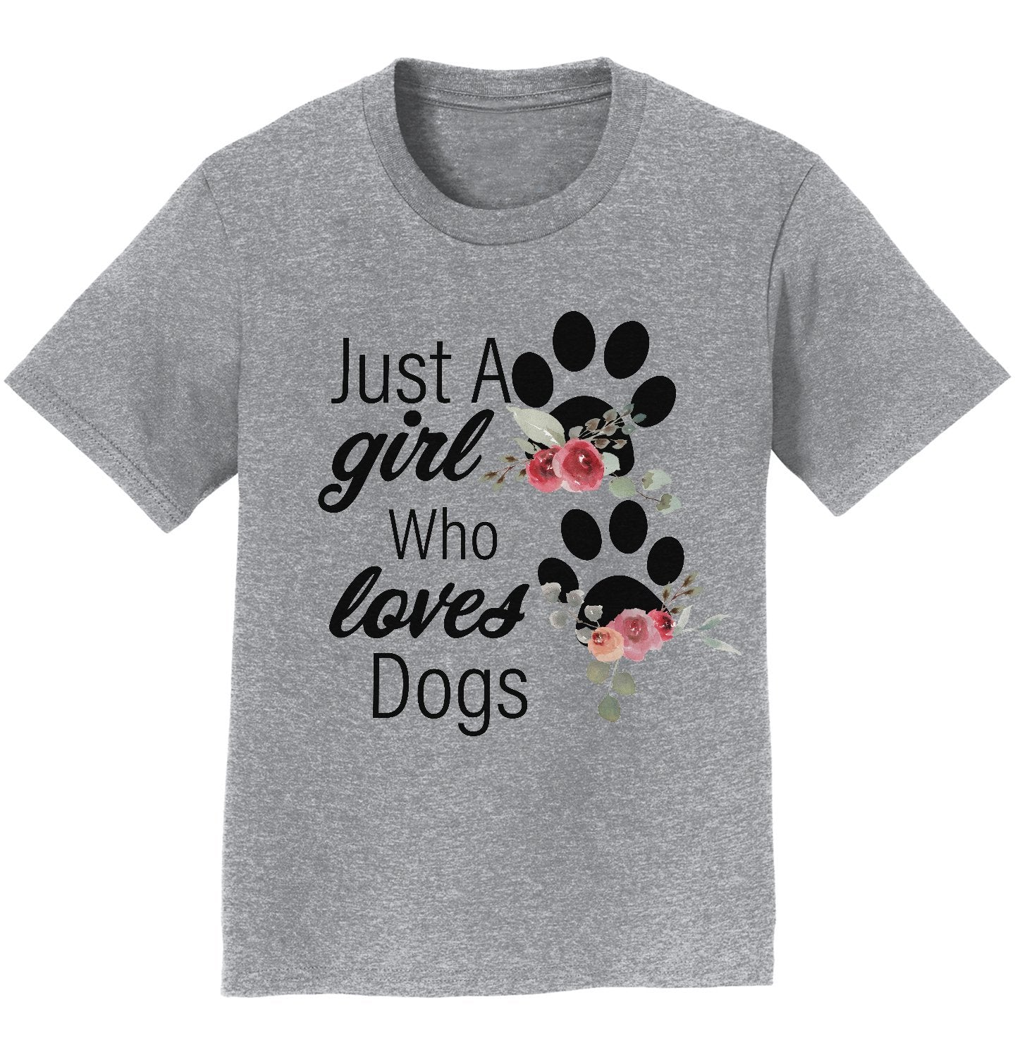 Just A Girl Who Loves Dogs - Kids' Unisex T-Shirt