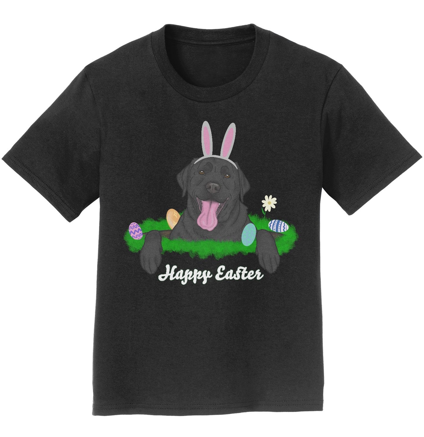 Rabbit Hole Black Labrador  - Kids' Unisex T-Shirt