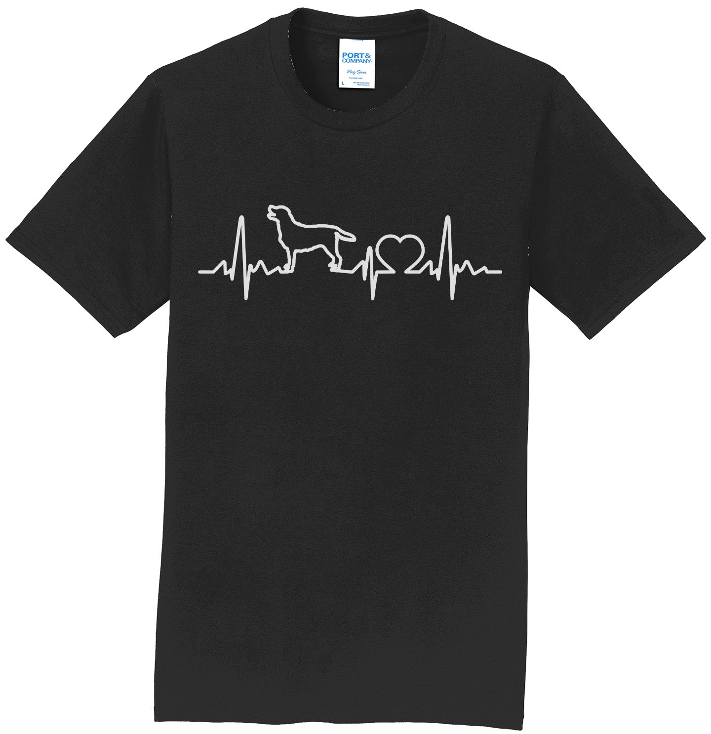 Labrador Heartbeat Monitor - Adult Unisex T-Shirt