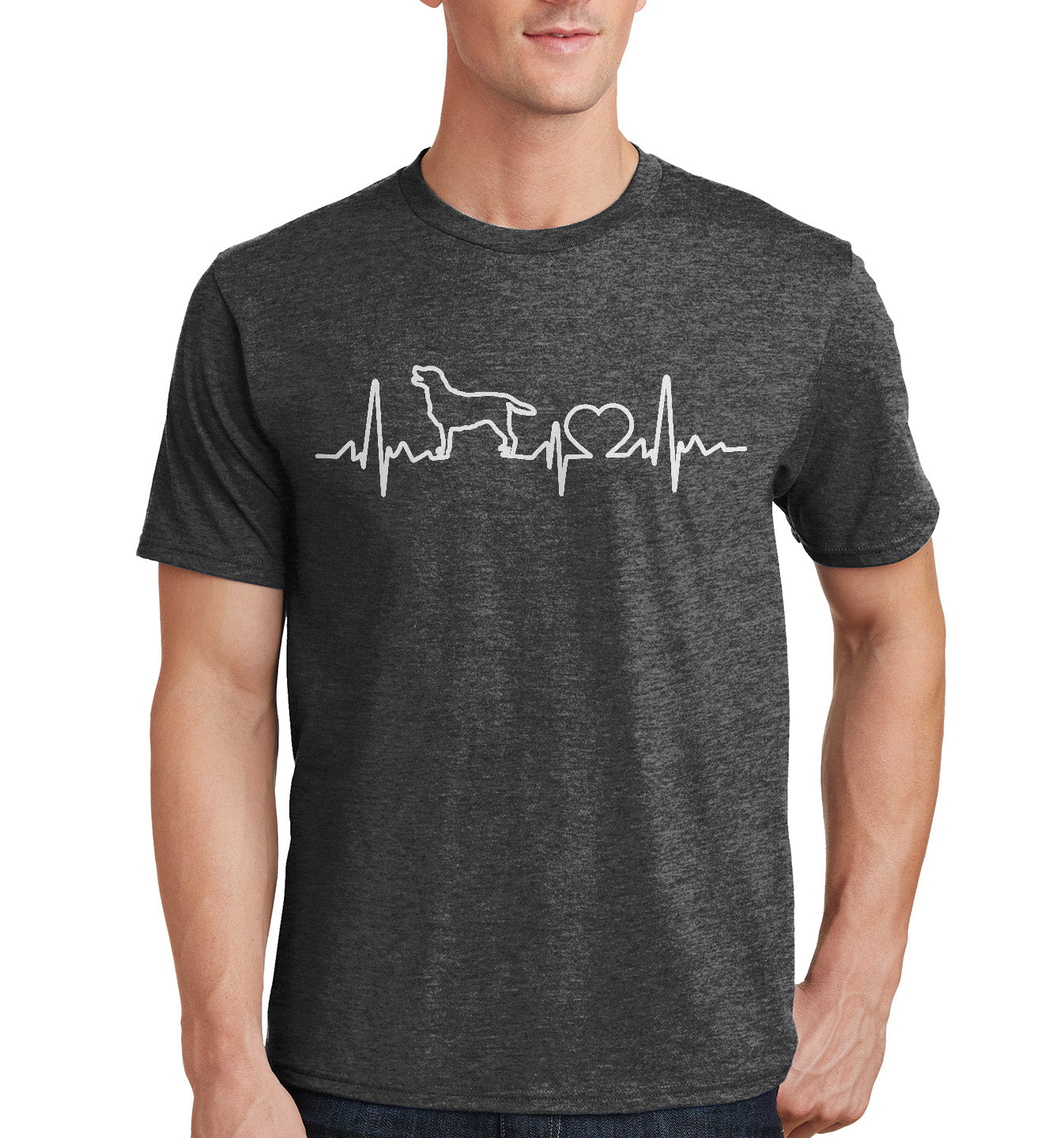 Labrador Heartbeat Monitor - Adult Unisex T-Shirt