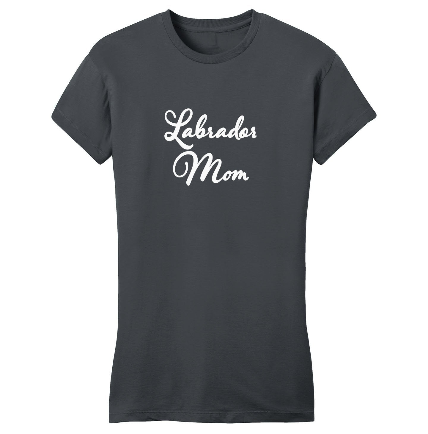 Labrador Mom - Script - Women's Fitted T-Shirt