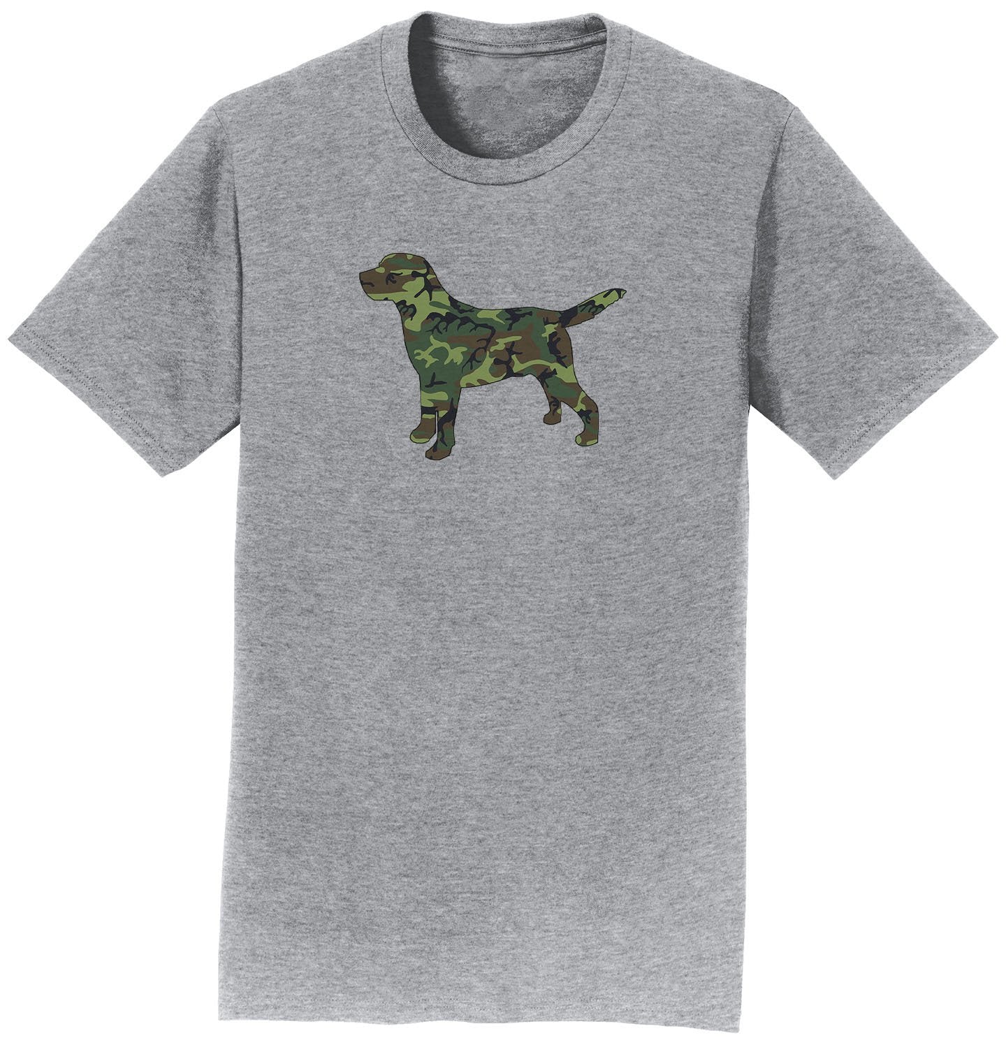 Woodland Camouflage Silhouette - Adult Unisex T-Shirt