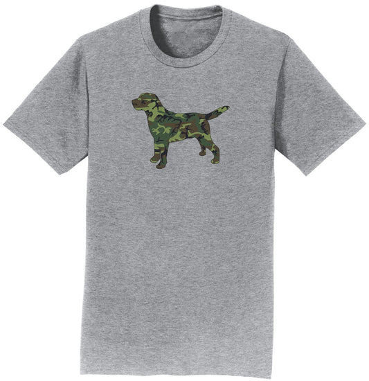 Woodland Camouflage Silhouette - Adult Unisex T-Shirt