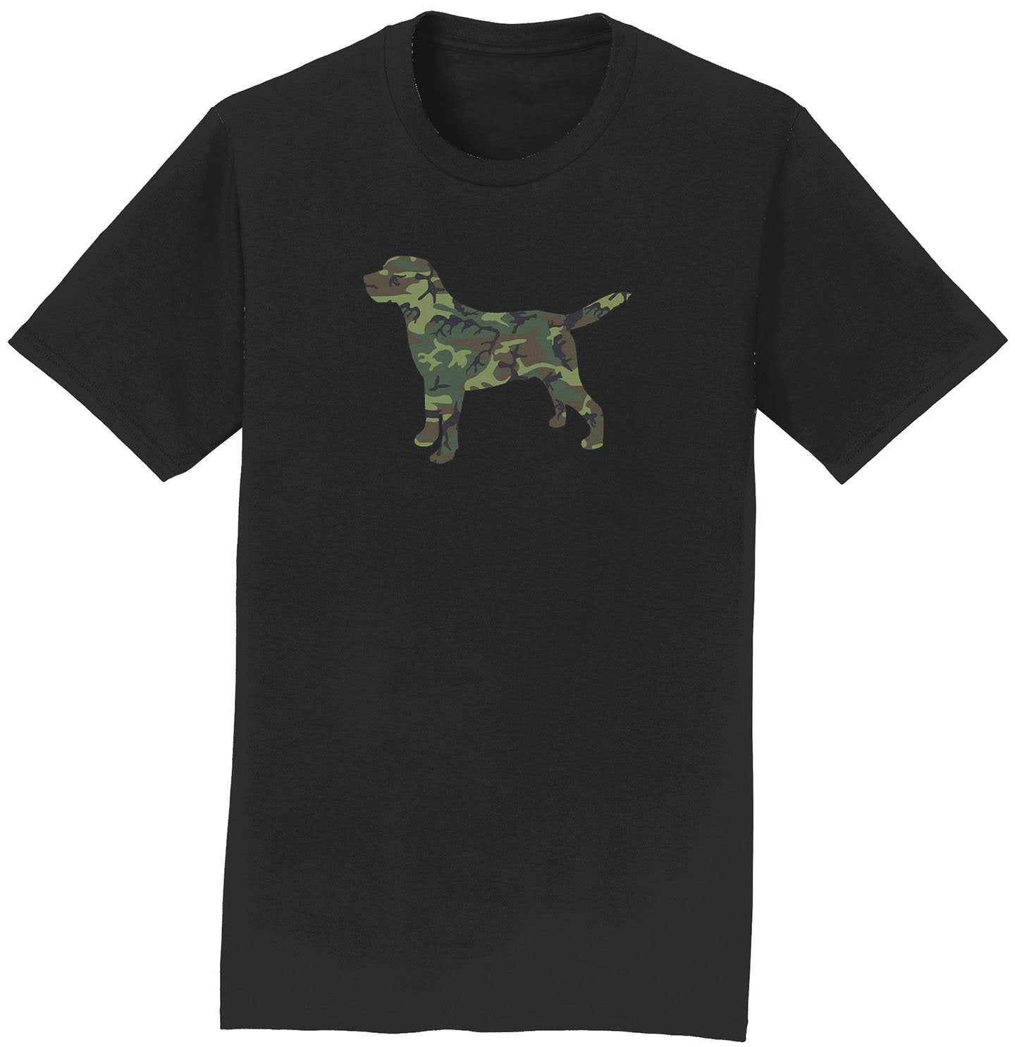 Woodland Camouflage Silhouette - Adult Unisex T-Shirt