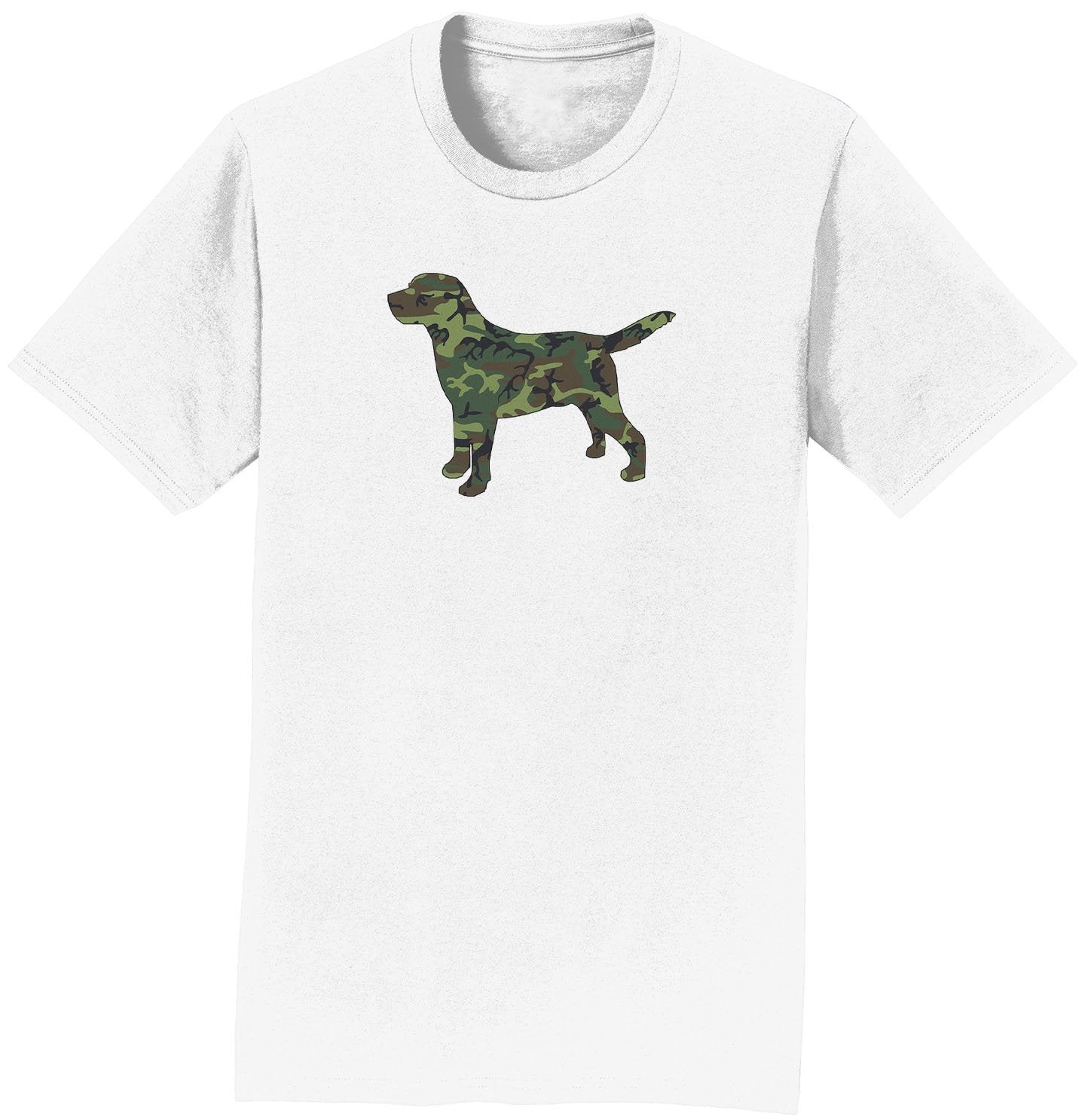 Woodland Camouflage Silhouette - Adult Unisex T-Shirt