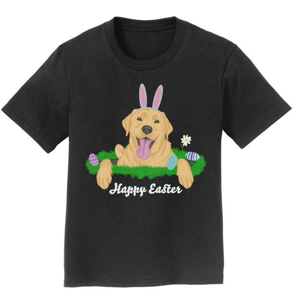 Rabbit Hole Yellow Labrador  - Kids' Unisex T-Shirt