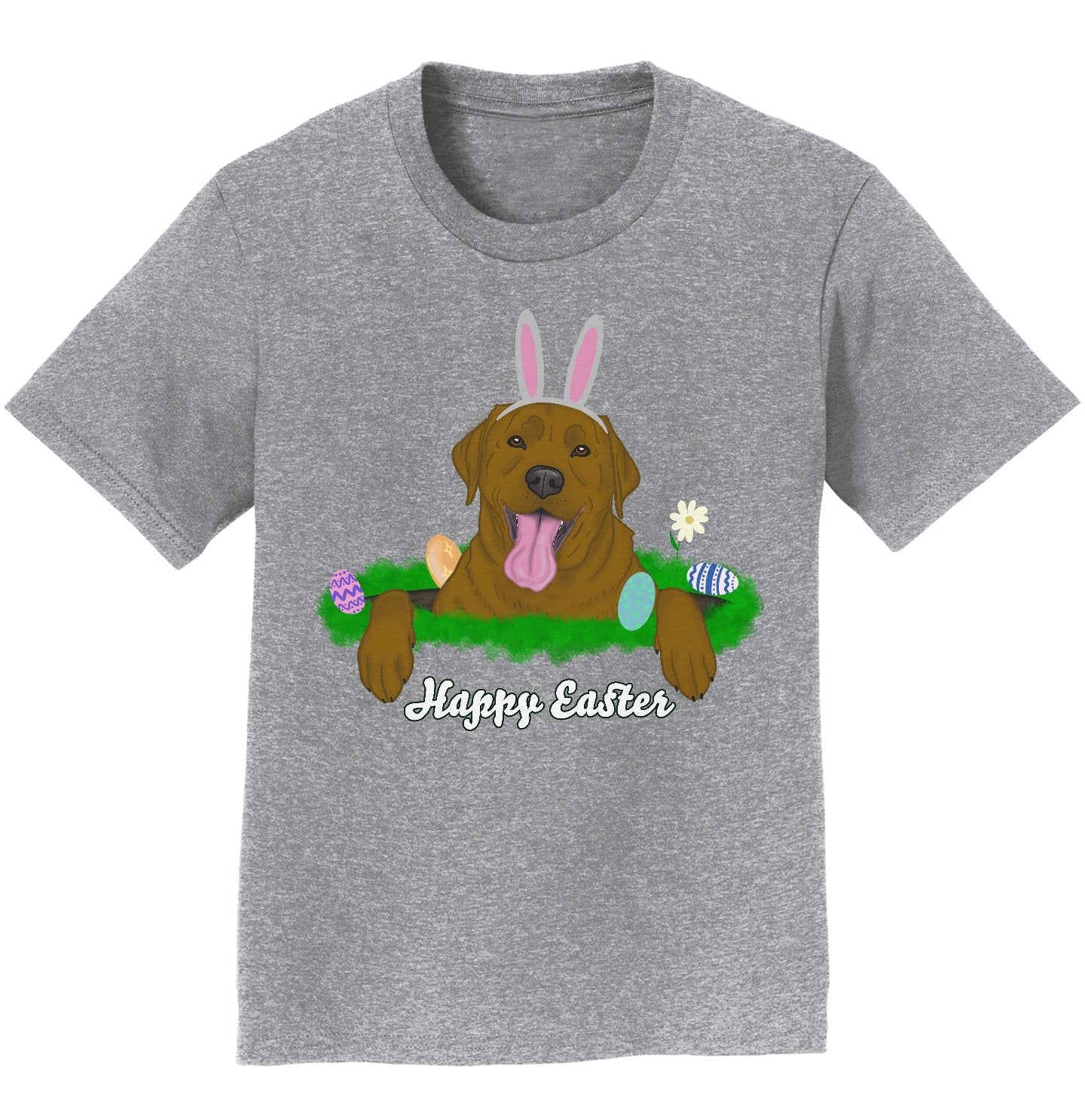 Rabbit Hole Chocolate Labrador  - Kids' Unisex T-Shirt