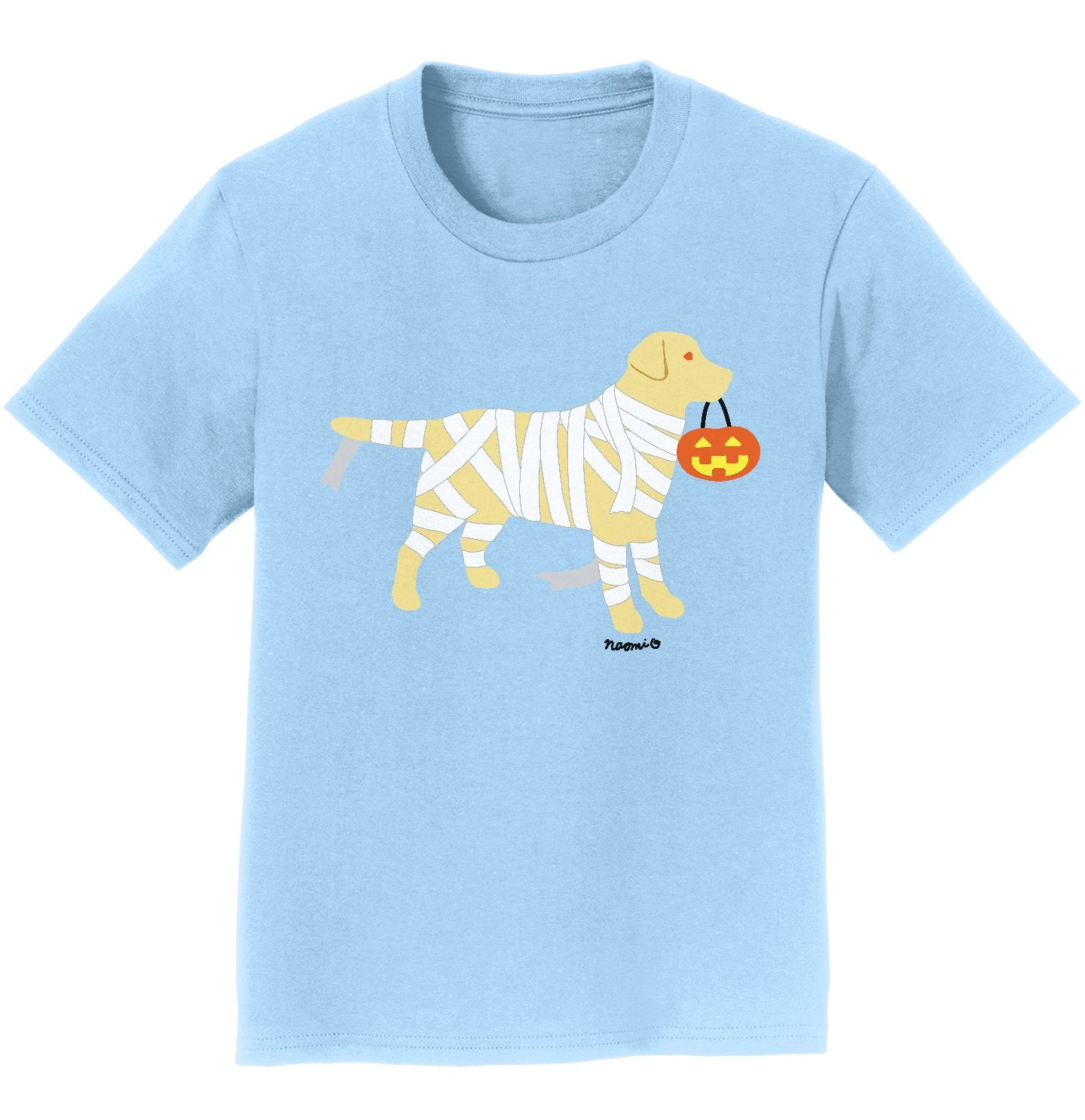 Yellow Lab Mummy Trick or Treater - Kids' Unisex T-Shirt