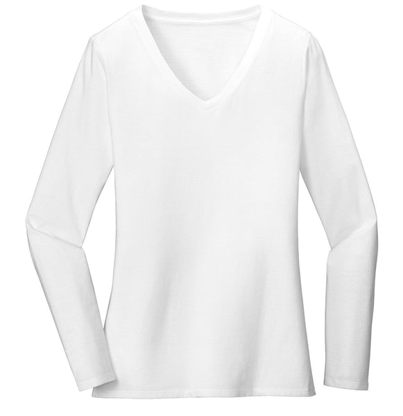 Any State Bandana Lab - Personalized Custom Women's V-Neck Long Sleeve T-Shirt