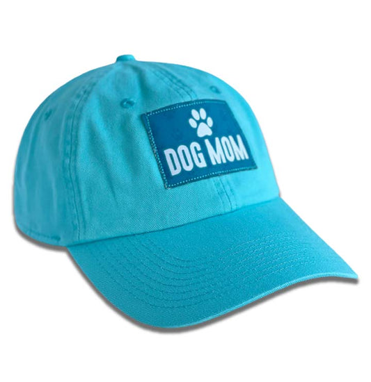 Labradors.com - Dog Mom Applique on Teal - Ladies Washed Twill Hat