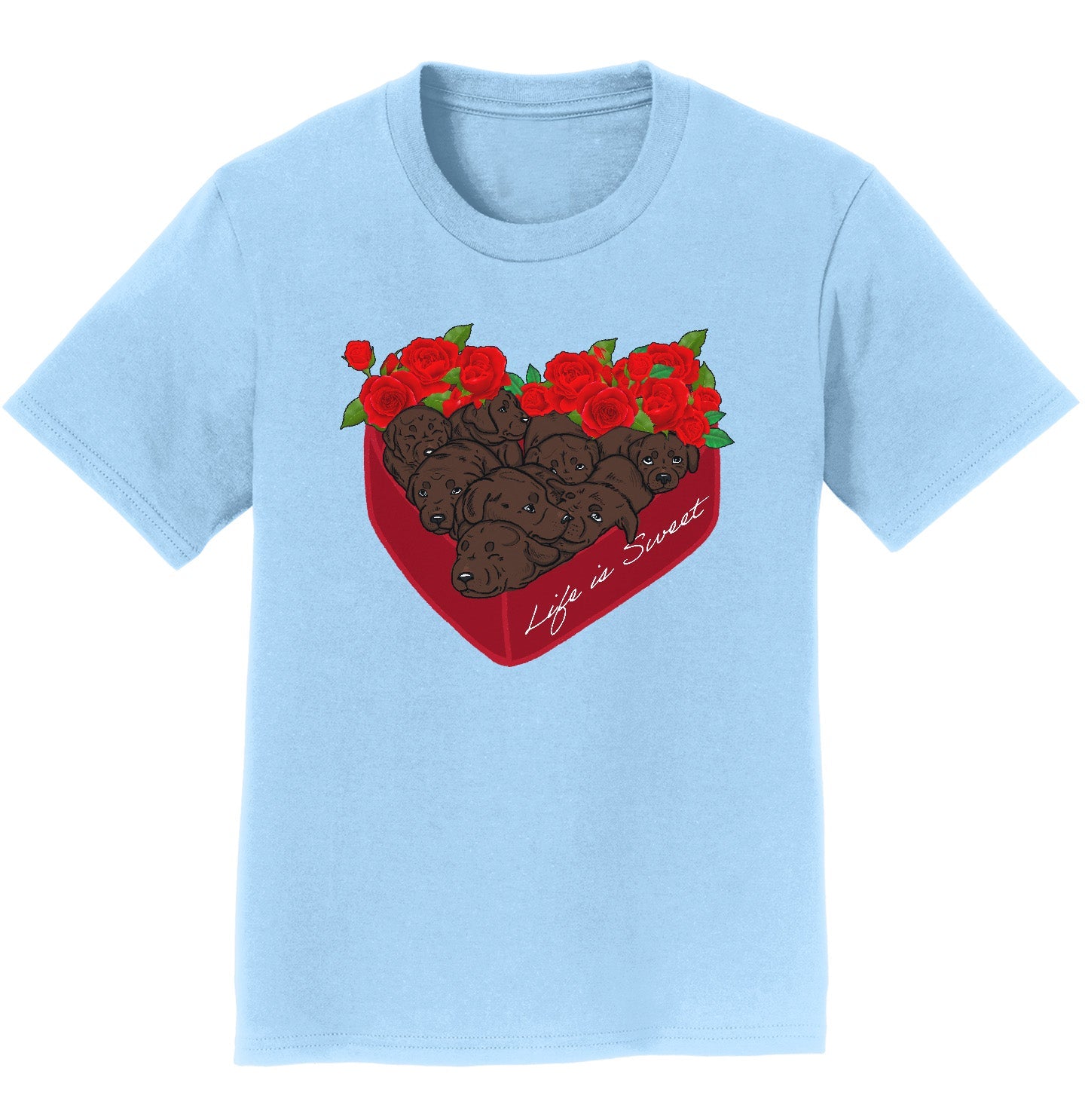 Labradors.com - Box of Chocolate Labs - Kids' Unisex T-Shirt