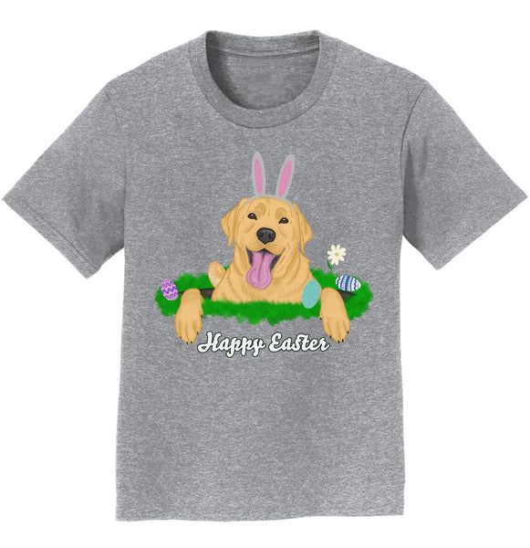 Rabbit Hole Yellow Labrador  - Kids' Unisex T-Shirt