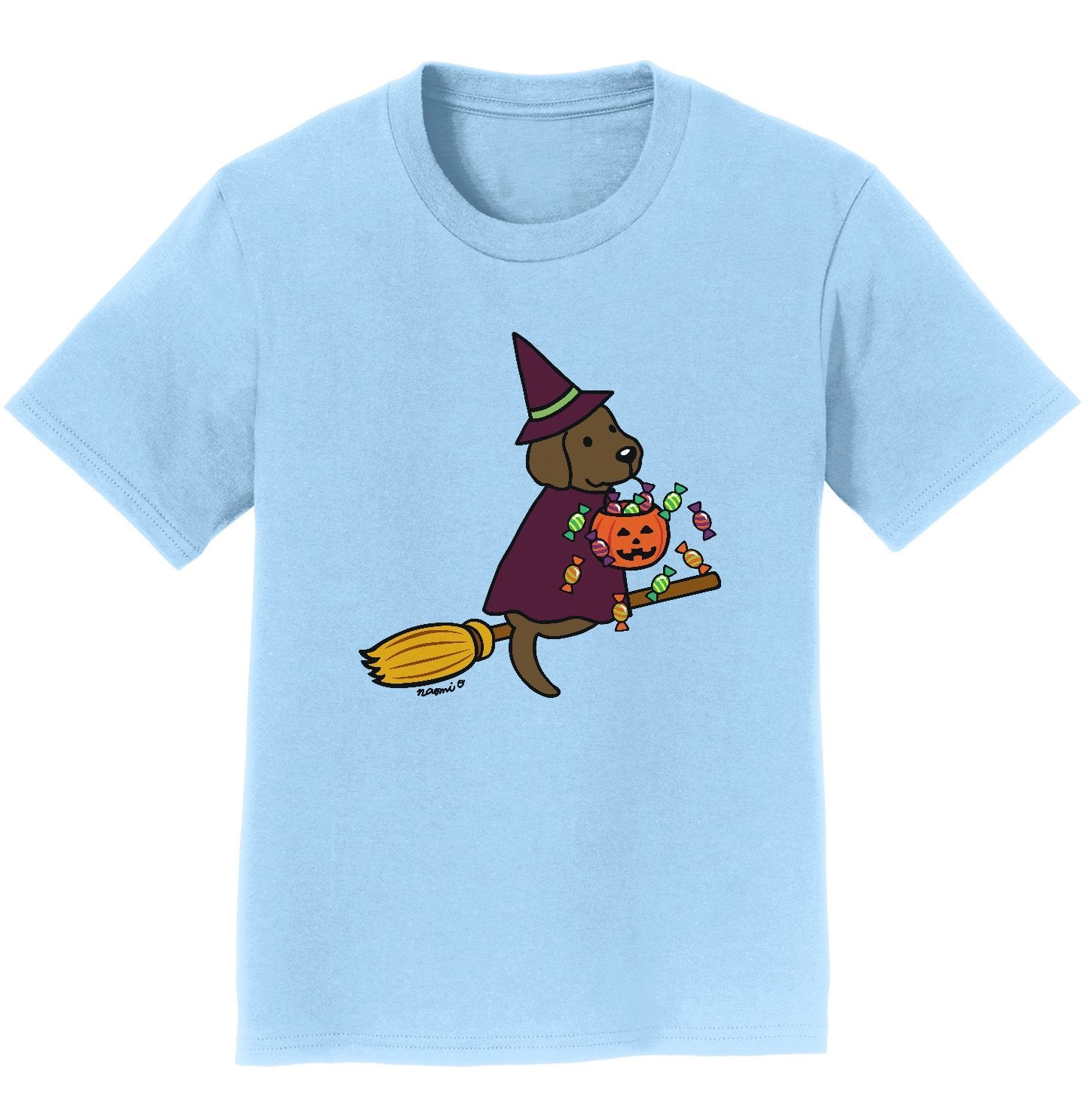 Chocolate Lab Witch - Kids' Unisex T-Shirt