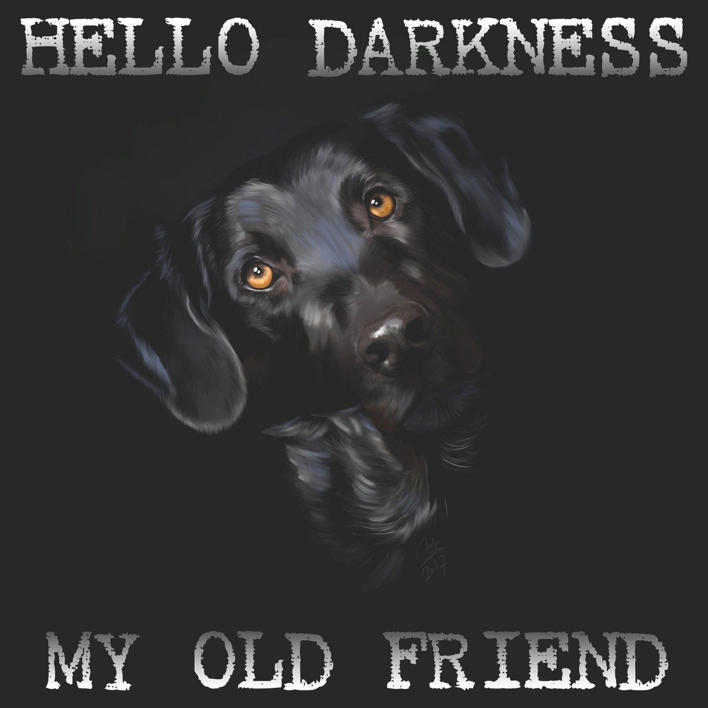 Hello Darkness Labrador - Kids' Unisex T-Shirt