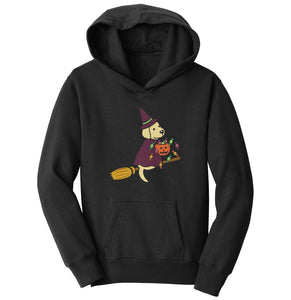 Yellow Lab Witch - Halloween - Kids' Hoodie Sweatshirt